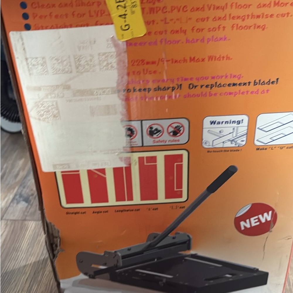 Tile Cutter with Black Handle